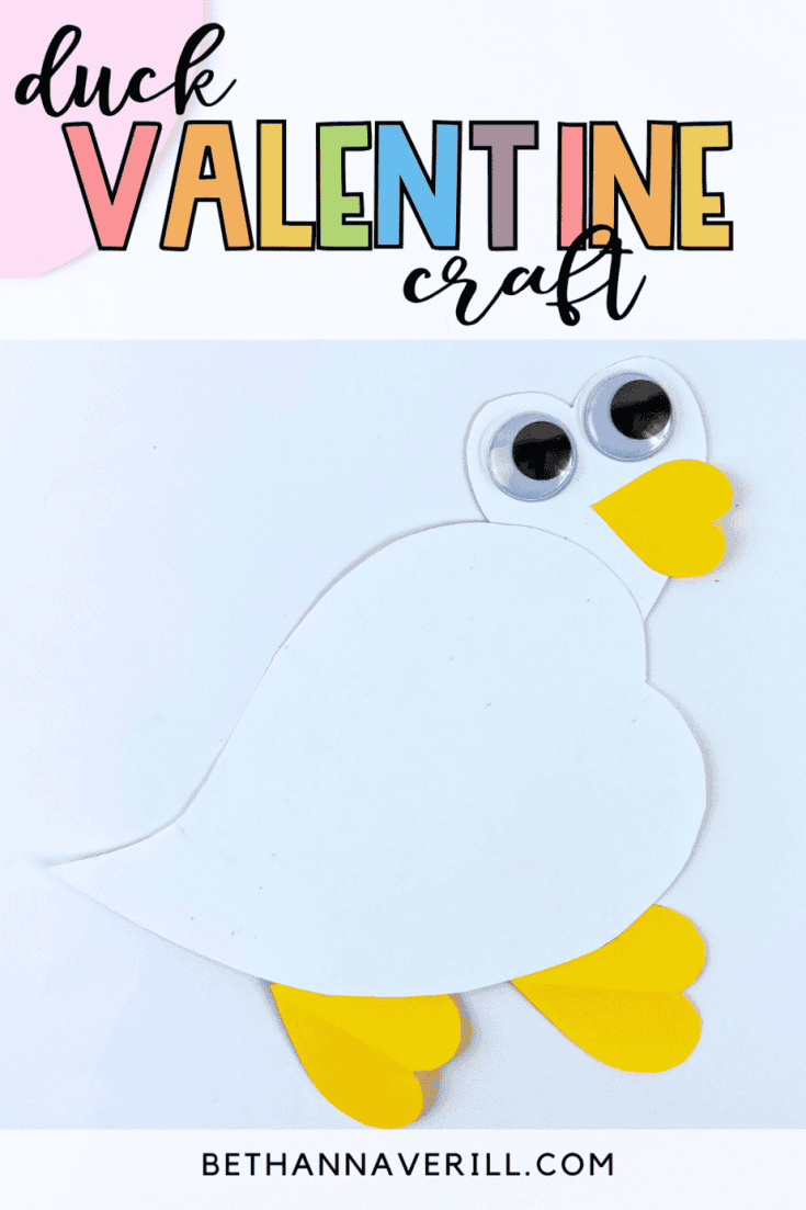 valentine's day duck craft