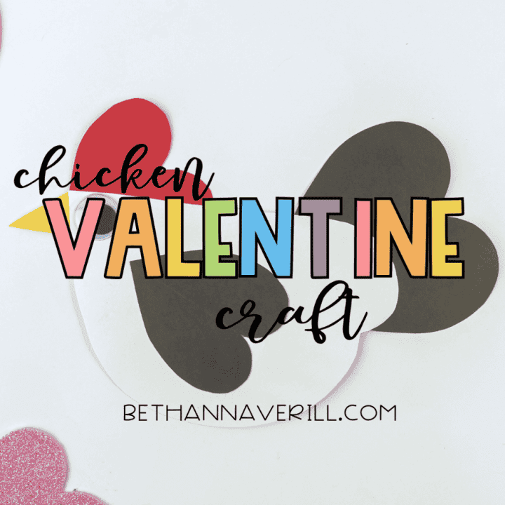 valentine's day chicken craft