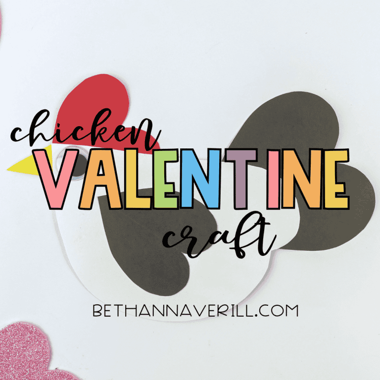 valentine's day chicken craft