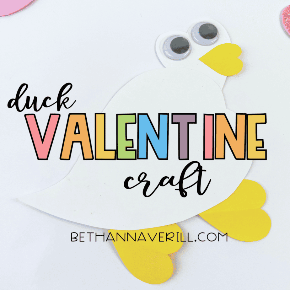 valentine's day duck craft