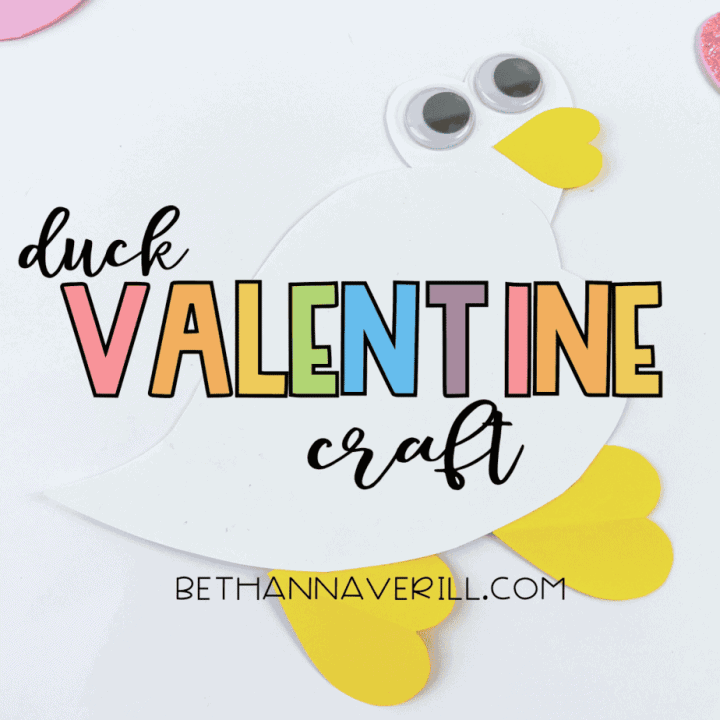 valentine's day duck craft