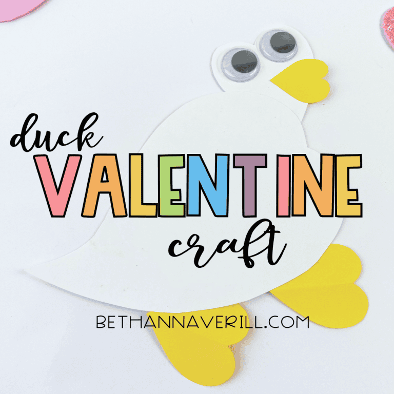 Valentine’s Day Duck Craft