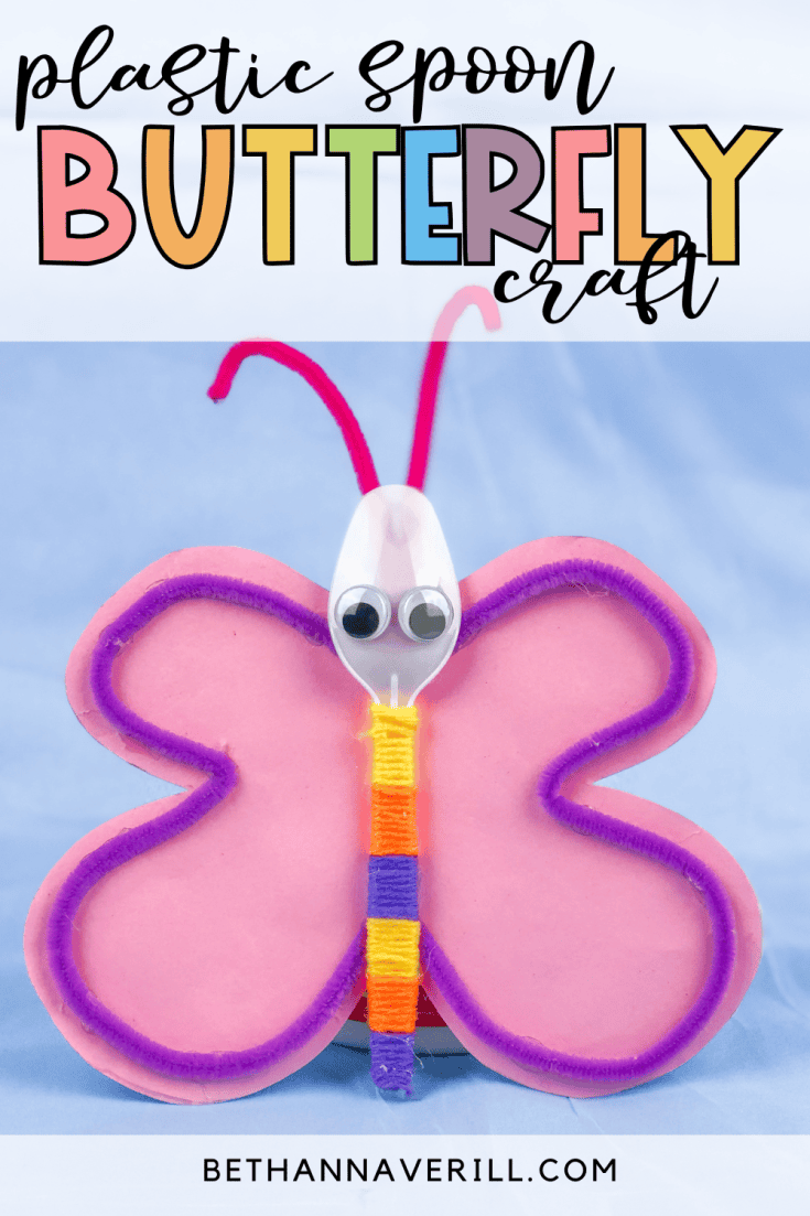 butterfly plastic spoon craft