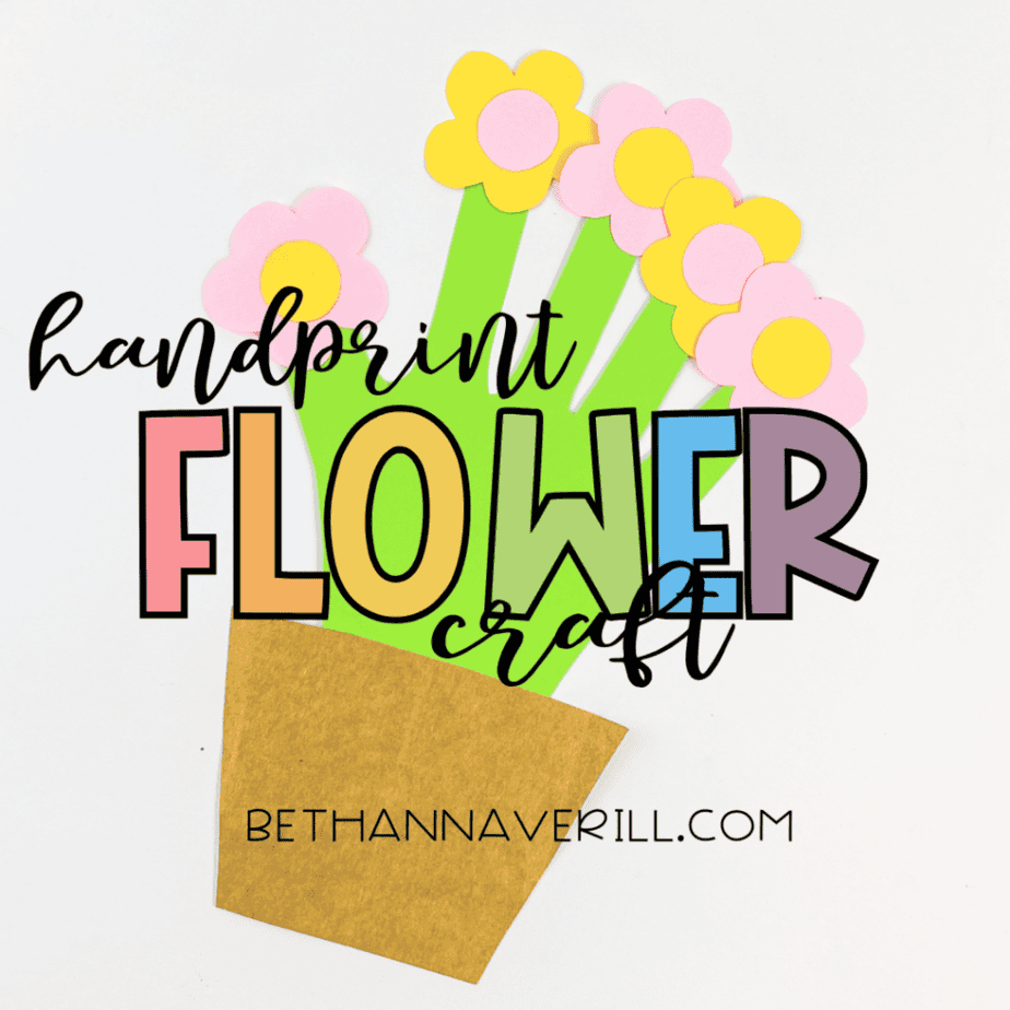 handprint flower craft