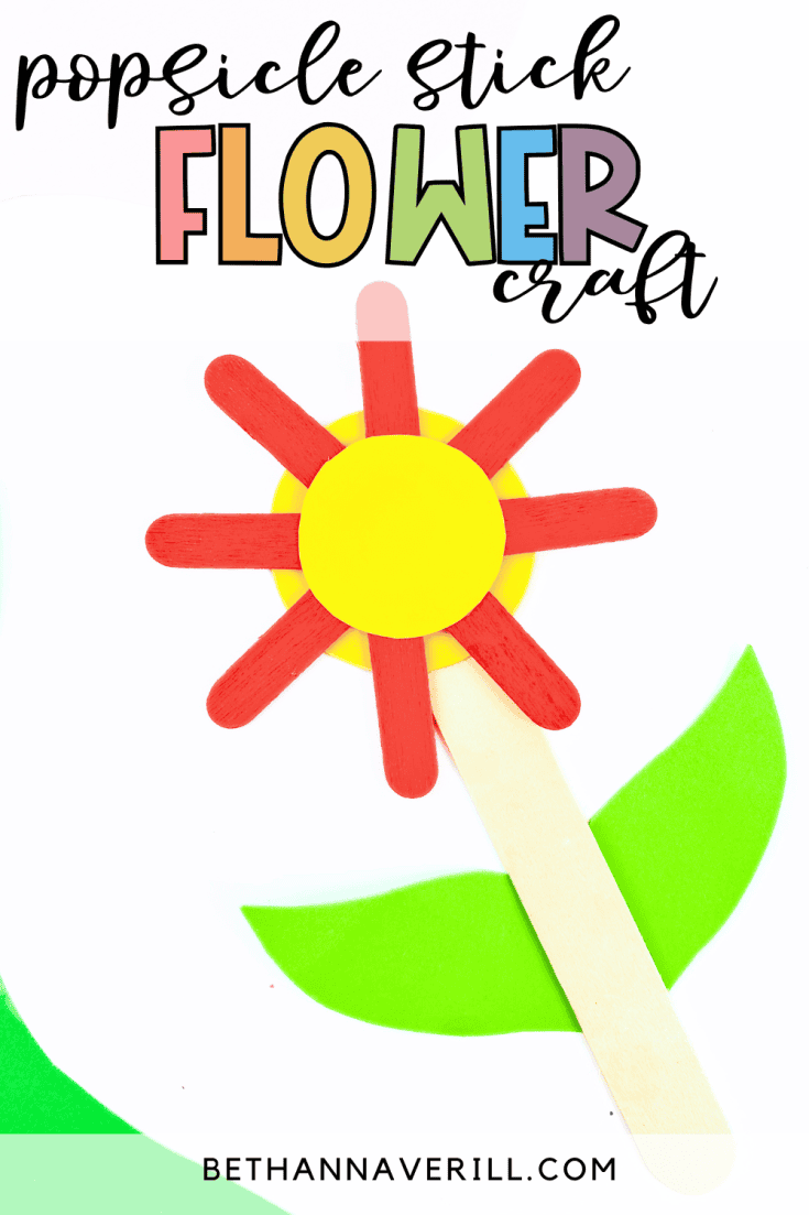 diy popsicle flower craft