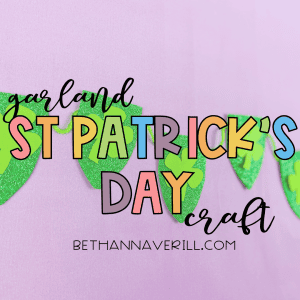 shamrock garland craft