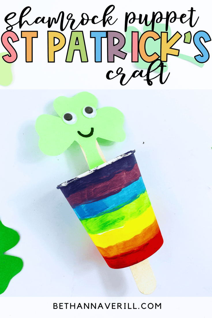 shamrock puppet craft