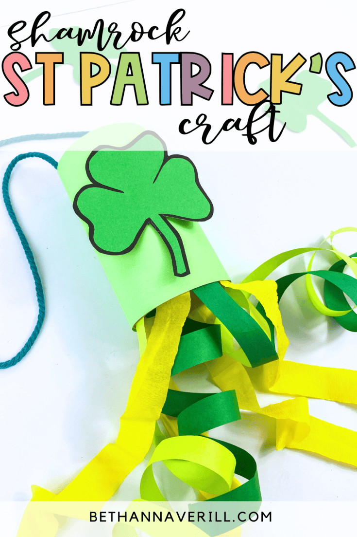 diy shamrock windsock craft