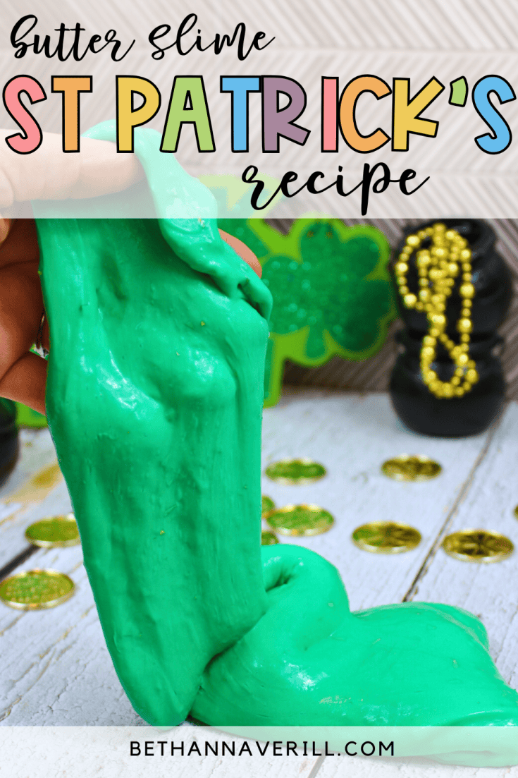 st patrick's day butter slime tutorial