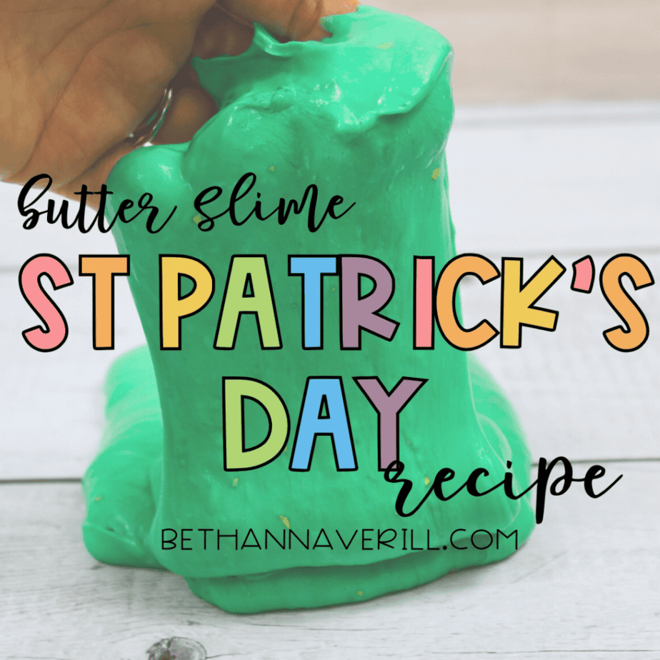 st patrick's day butter slime recipe