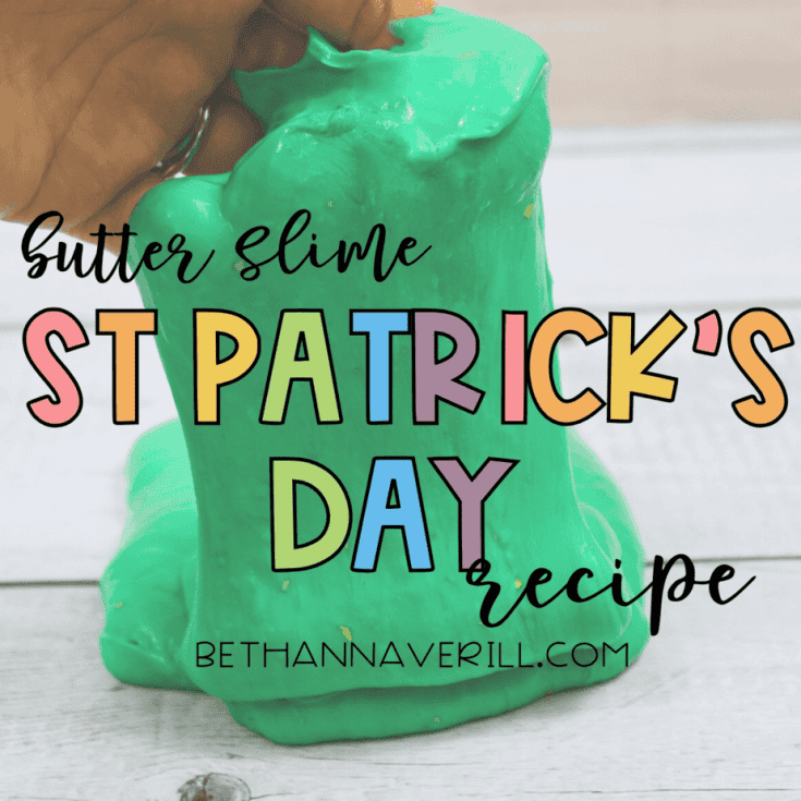 st patrick's day butter slime recipe