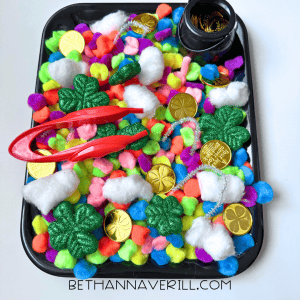 How to Create a St. Patrick's Day Sensory Bin | Beth Ann Averill