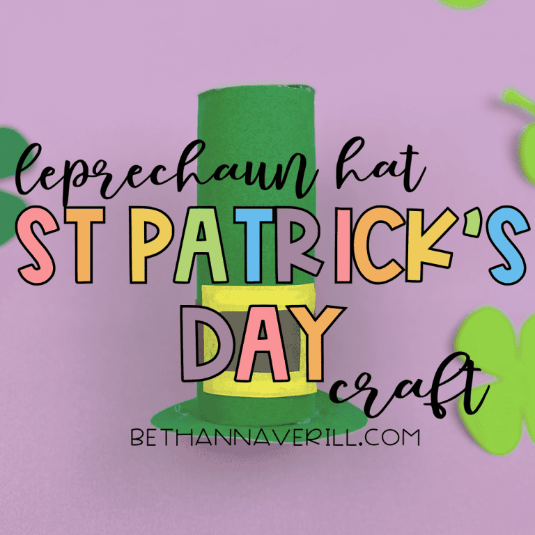 Easy St. Patrick’s Day Toilet Paper Hat Craft
