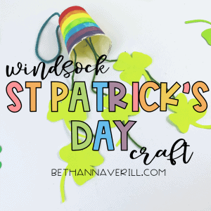 st. patrick's day windsock craft