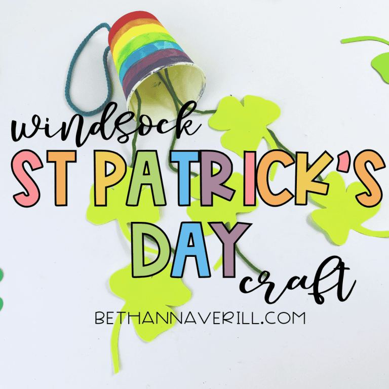 Easy St. Patrick’s Day Windsock Craft