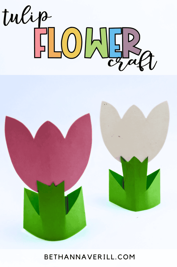 tulip craft for preschoolers