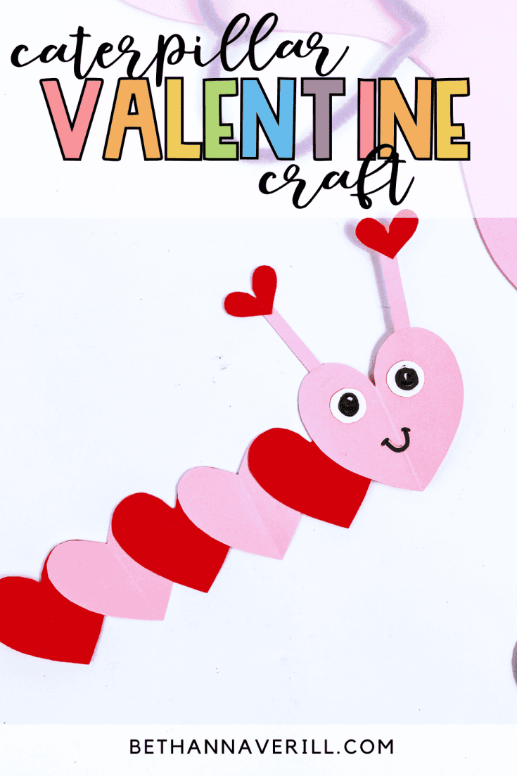 caterpillar valentine craft