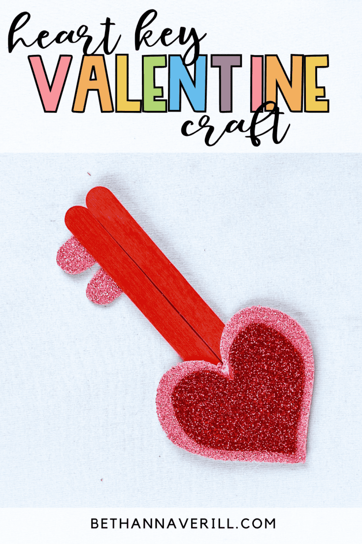 Valentine's Day Heart Key Craft