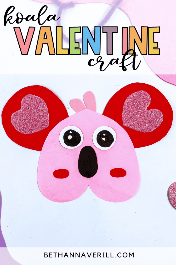 valentine's day koala craft
