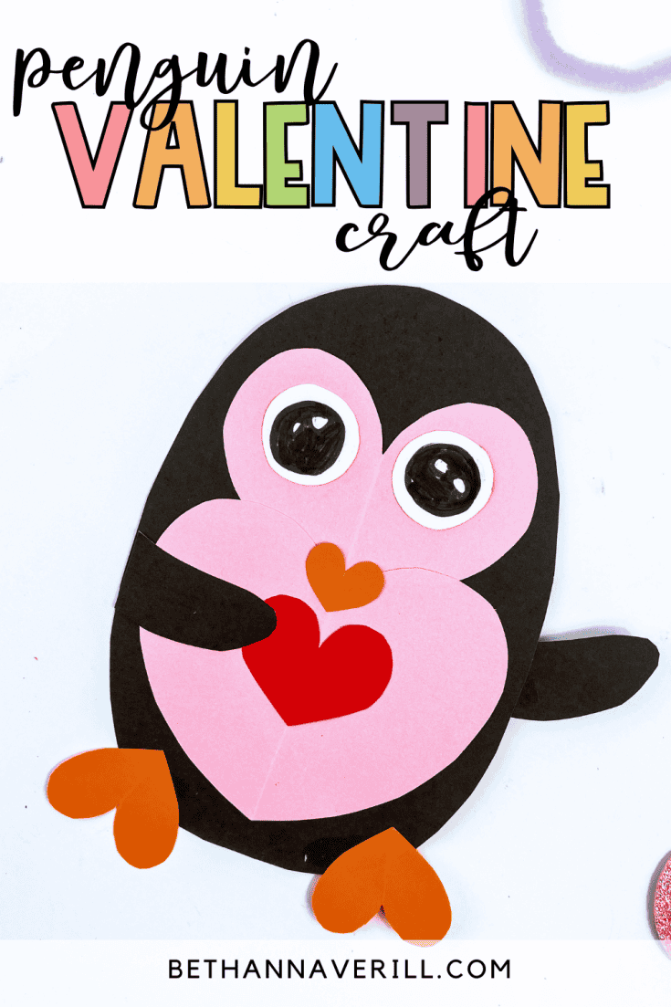 valentines day penguin craft