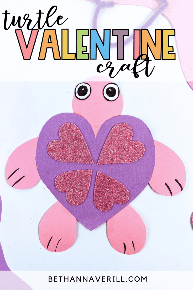 valentine's day turtle craft