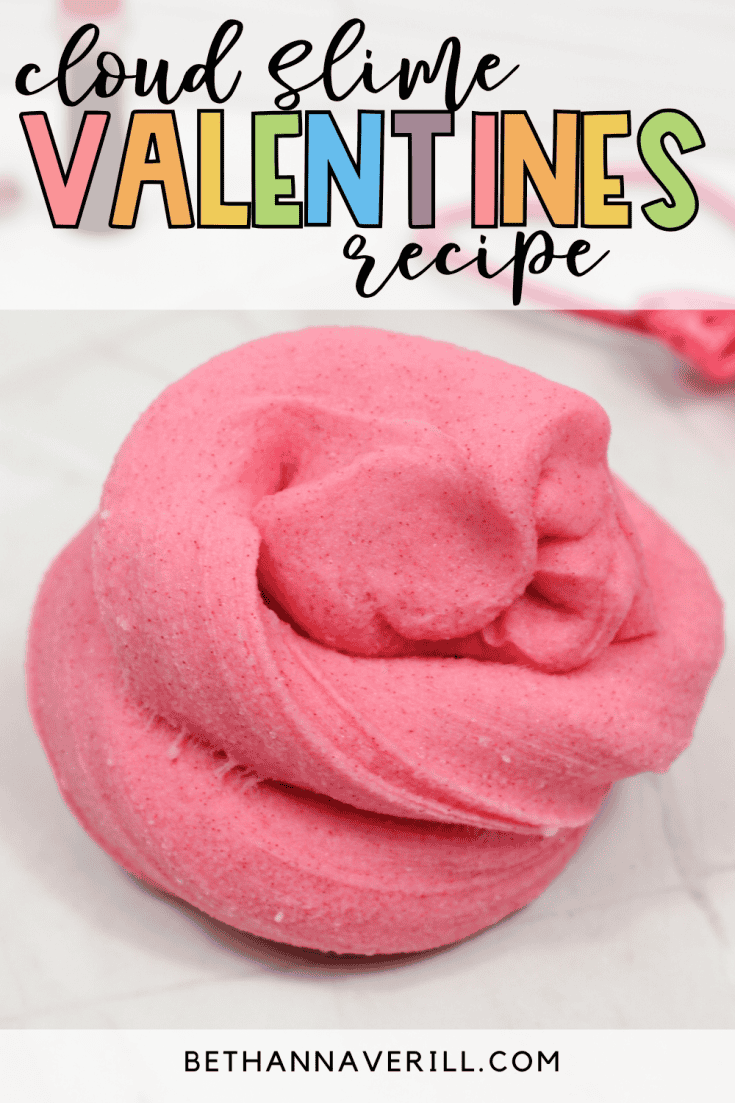 valentines day cloud slime