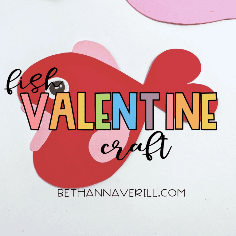Valentine’s Day Heart Fish Craft