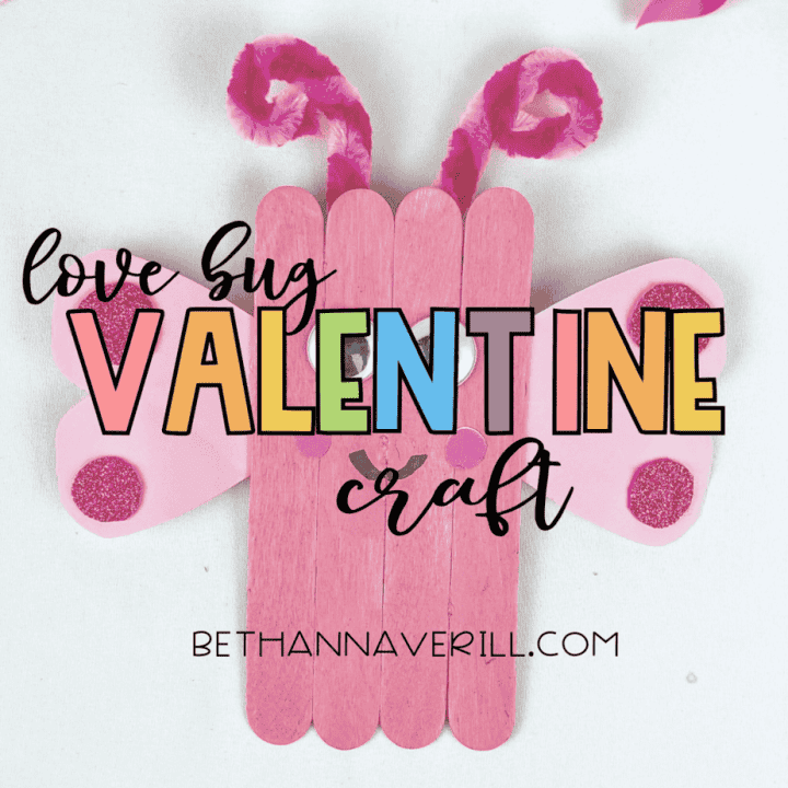 valentine's day love bug craft