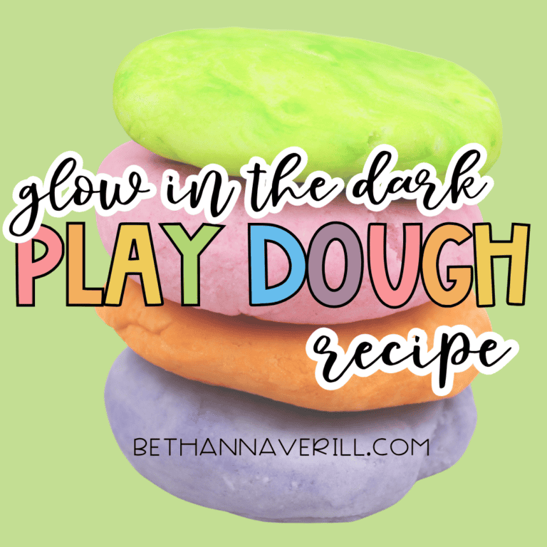 Glow in the Dark Play Dough Recipe