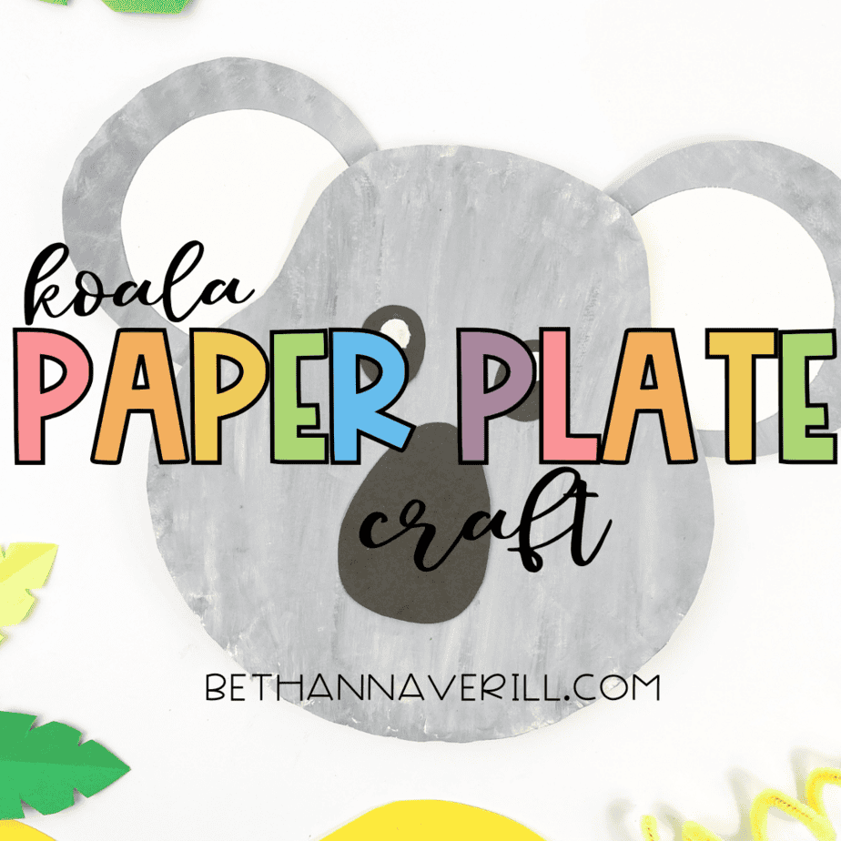 koala paper plate craft
