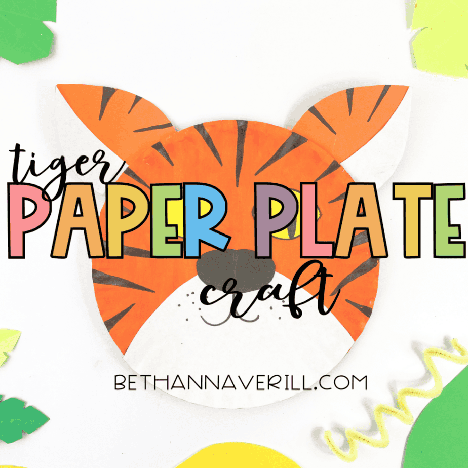 Tiger Paper Plate Craft