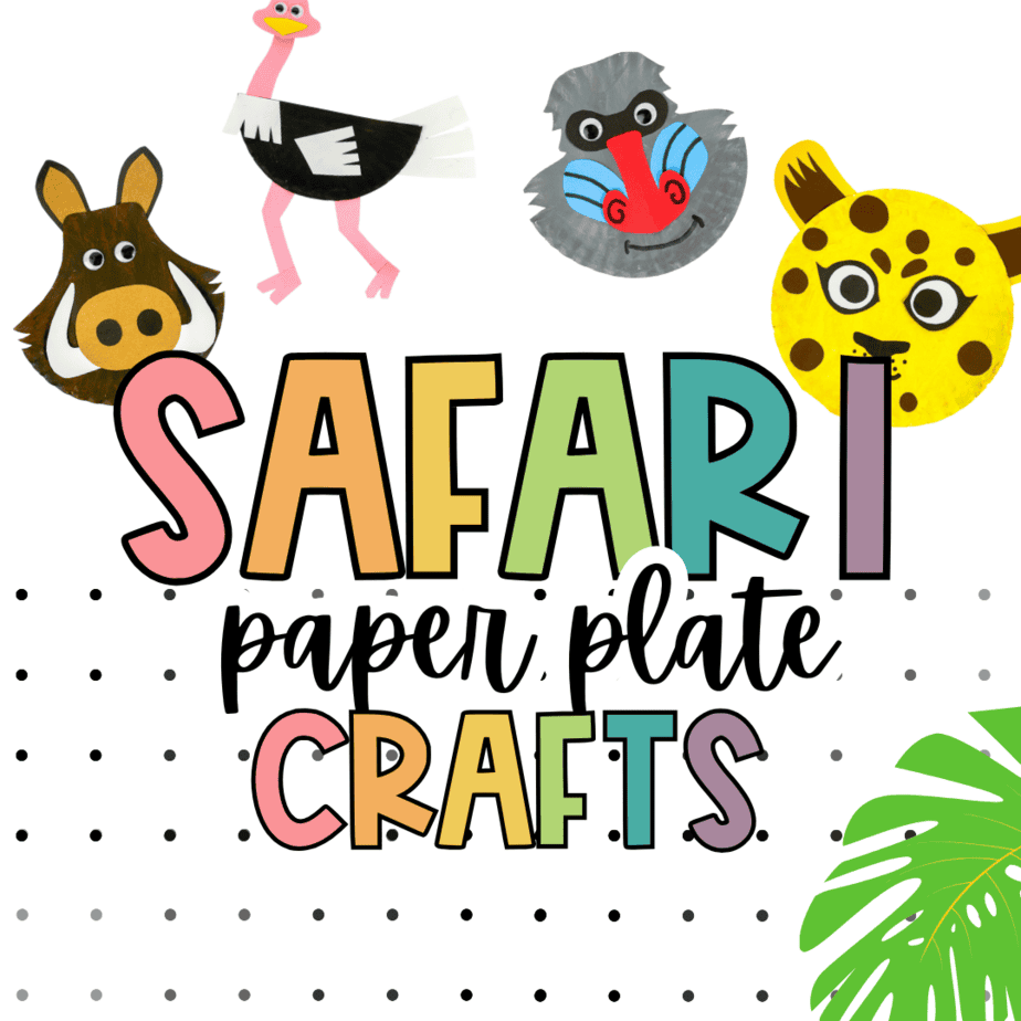 safari paper plate crafts for kids