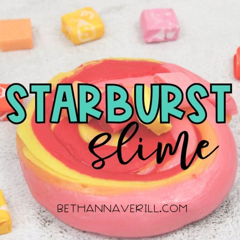 Edible Starburst Slime Recipe for Kids