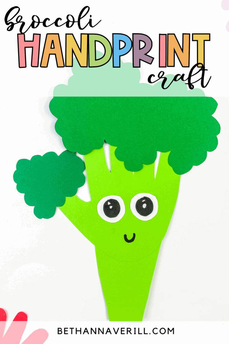 handprint broccoli craft