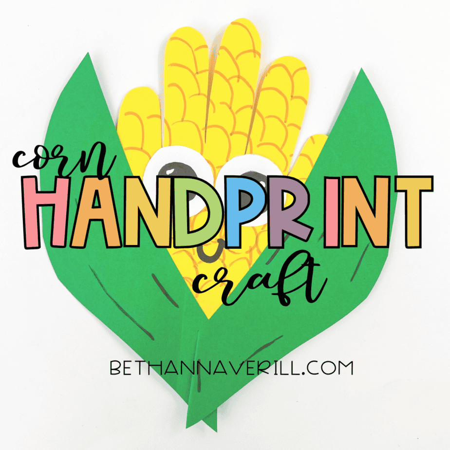 corn handprint craft