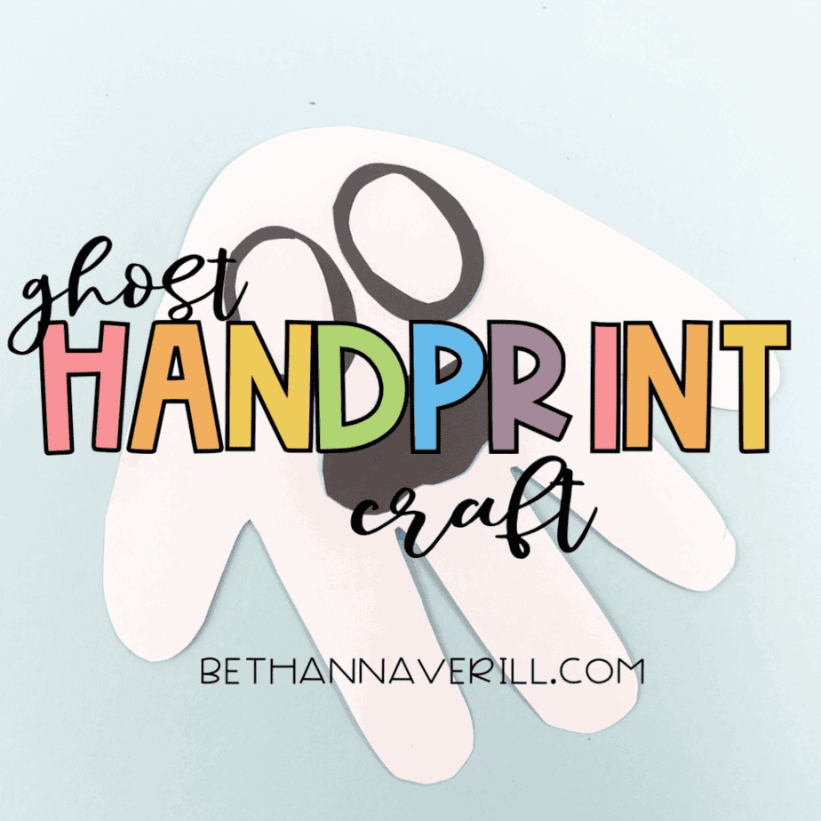 ghost handprint craft