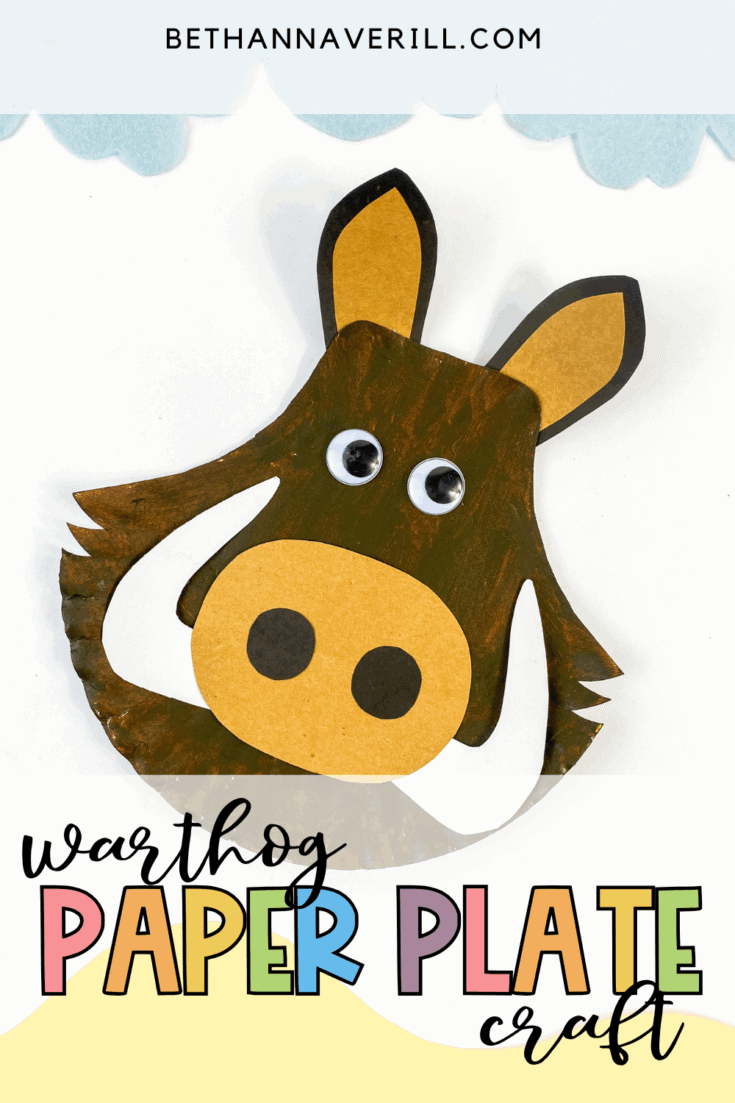 warthog paper plate craft