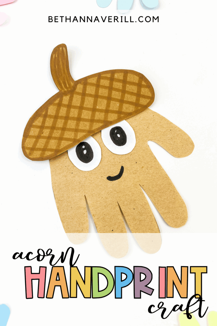 acorn handprint craft
