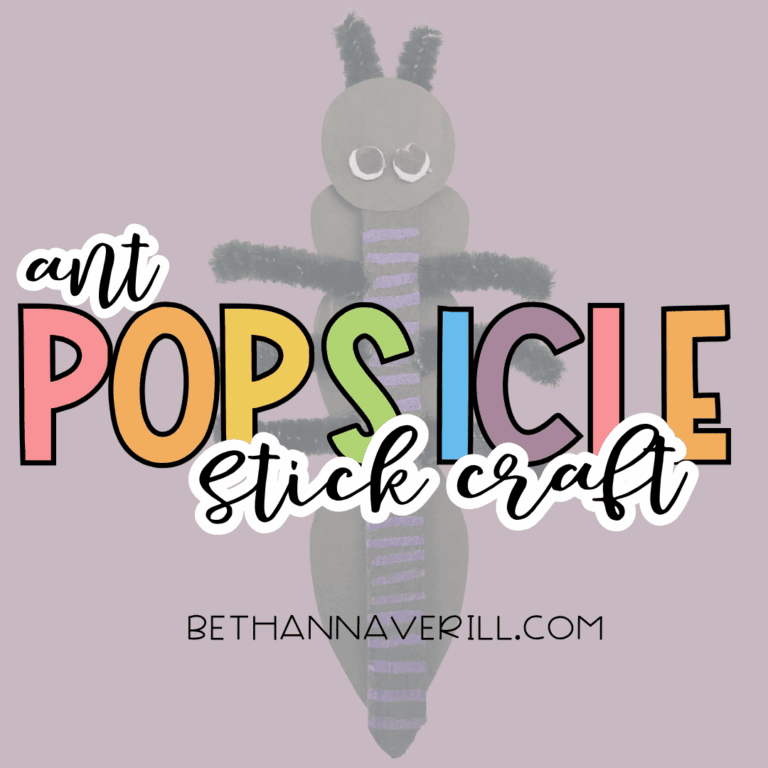 Fun and Easy Ant Stick Puppet Craft for Preschoolers