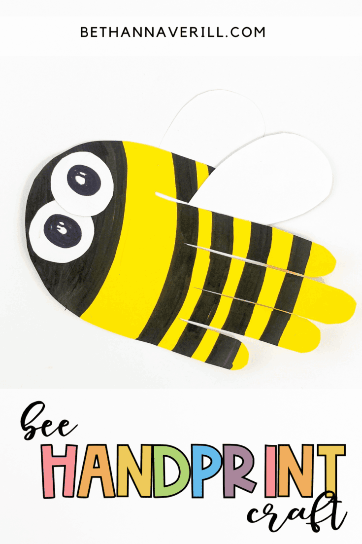 handprint bee craft