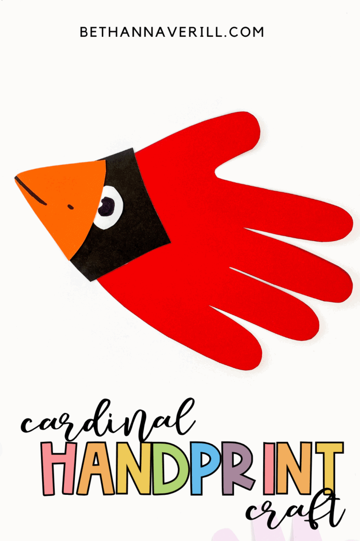 handprint cardinal craft