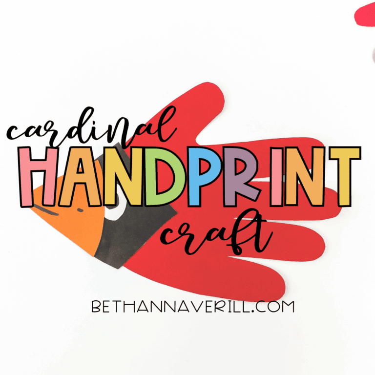 Cardinal Handprint Craft