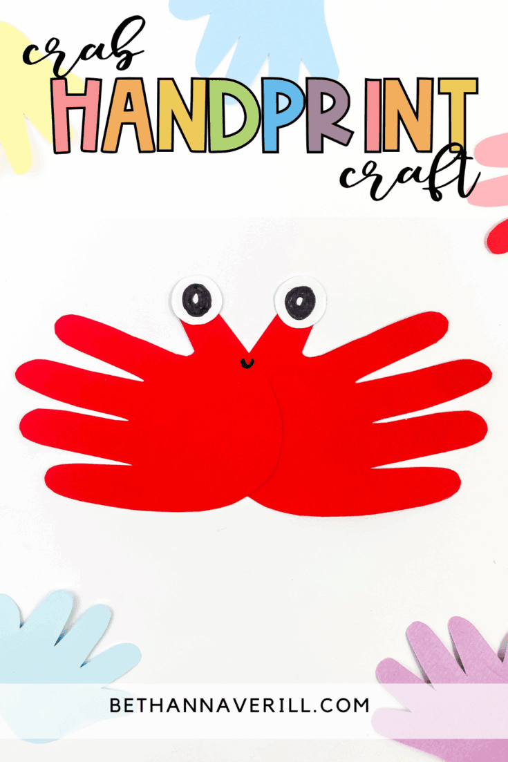 handprint crab craft