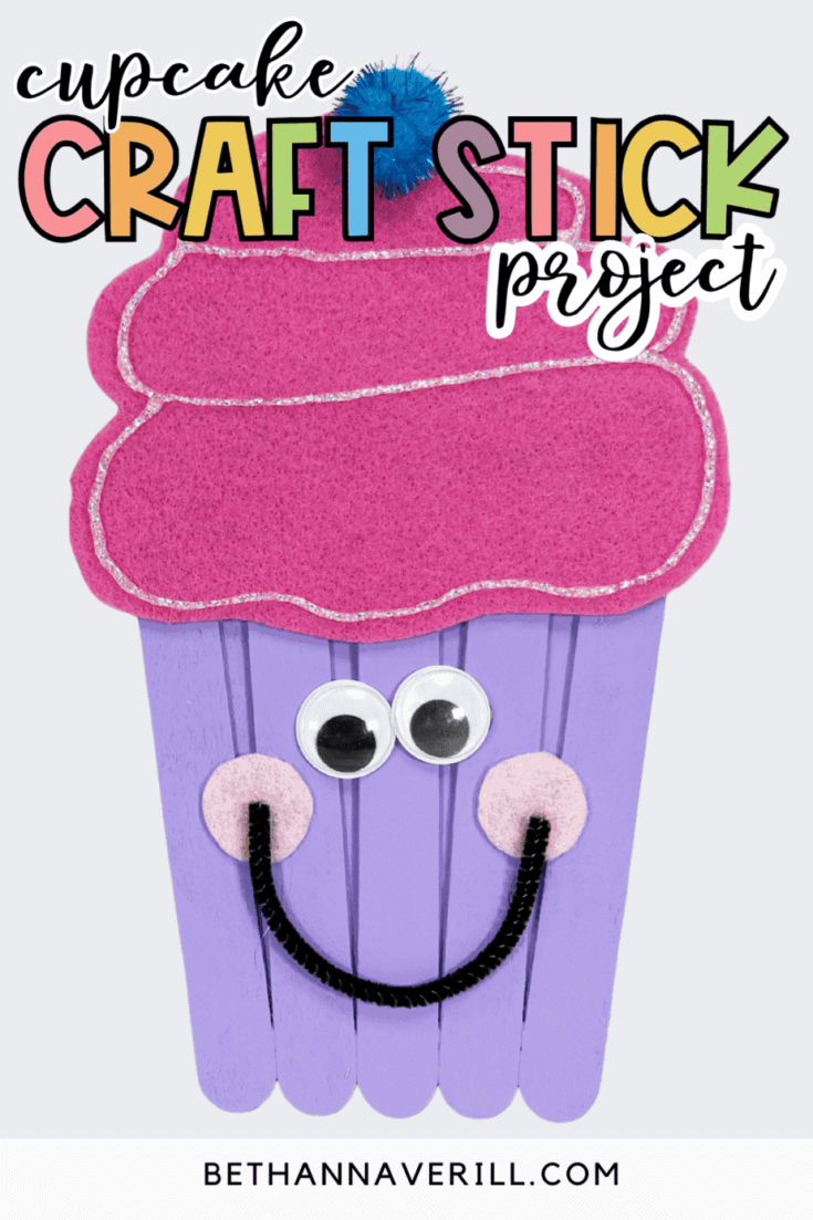 cupcake popsicle stick craft