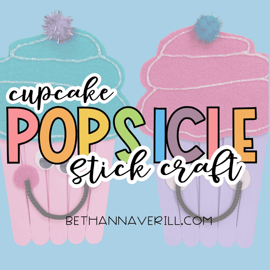 cupcake craft stick project
