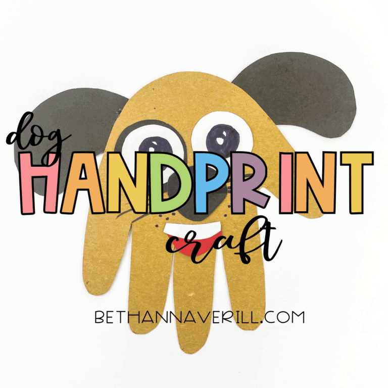Dog Handprint Craft