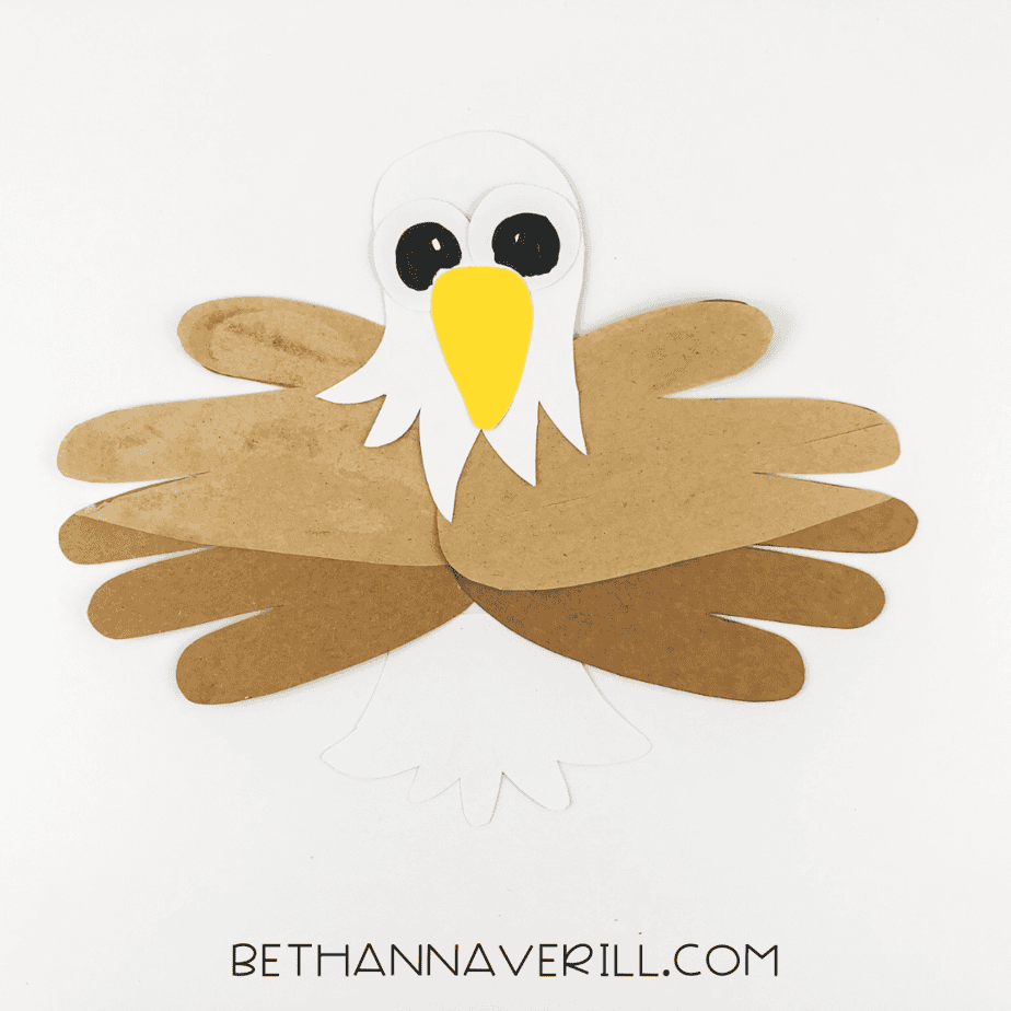 White tail piece added below feathers
