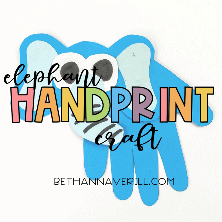 Elephant Handprint Craft