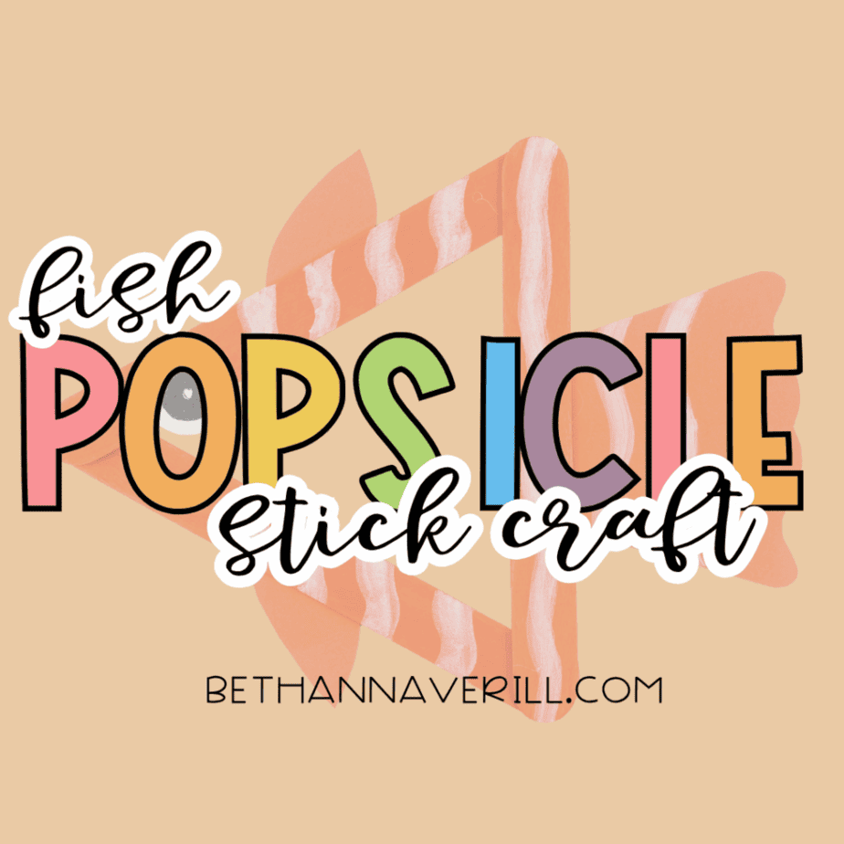 fish craft stick project