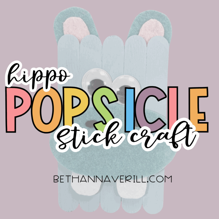 Hippo Craft Stick Project